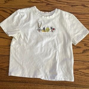 White Looney Tunes Shirt